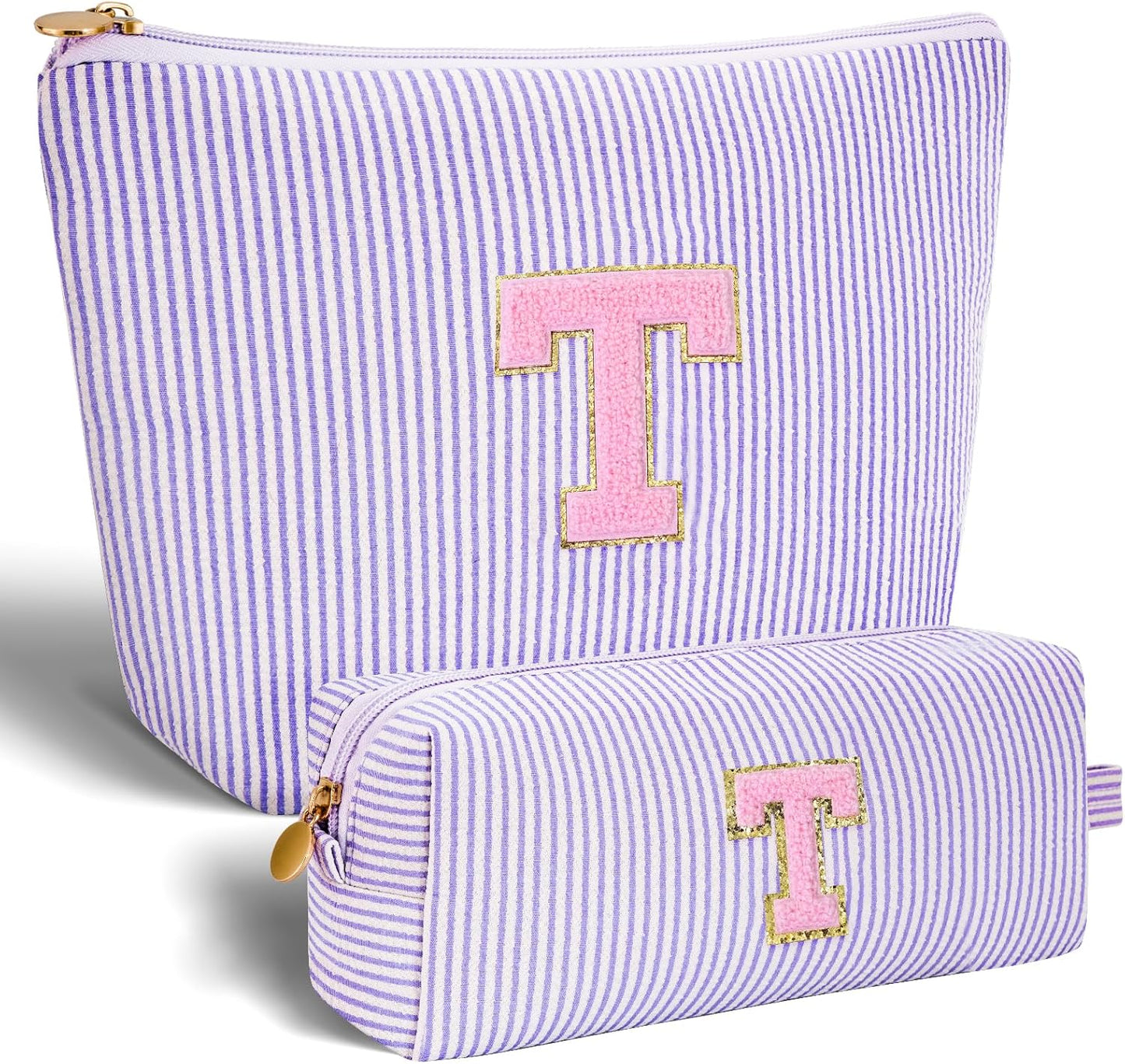 Teacher Appreciation Gifts,Thank You Gifts from Students,Birthday Teacher Retirement Gifts for Women,Teachers Day Gift Ideas,Makeup Bag Set Cosmetic Bag - Lavender,T