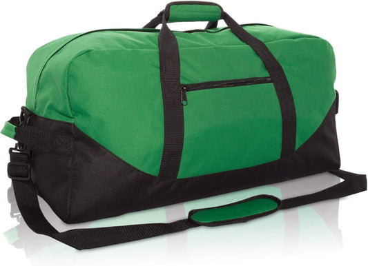 DALIX 25" Big Adventure Large Gym Sports Duffle Bag (Black Grey Navy Blue Red Camo)