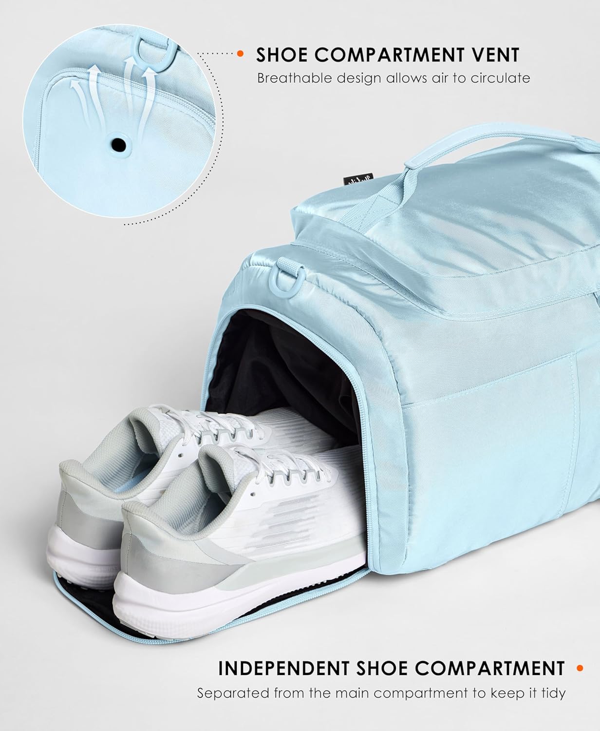 Gym Bag for Women with Shoe Compartment and Wet Pocket Convertible Gym Backpack workout Duffel Bag Multiple Pockets 30L