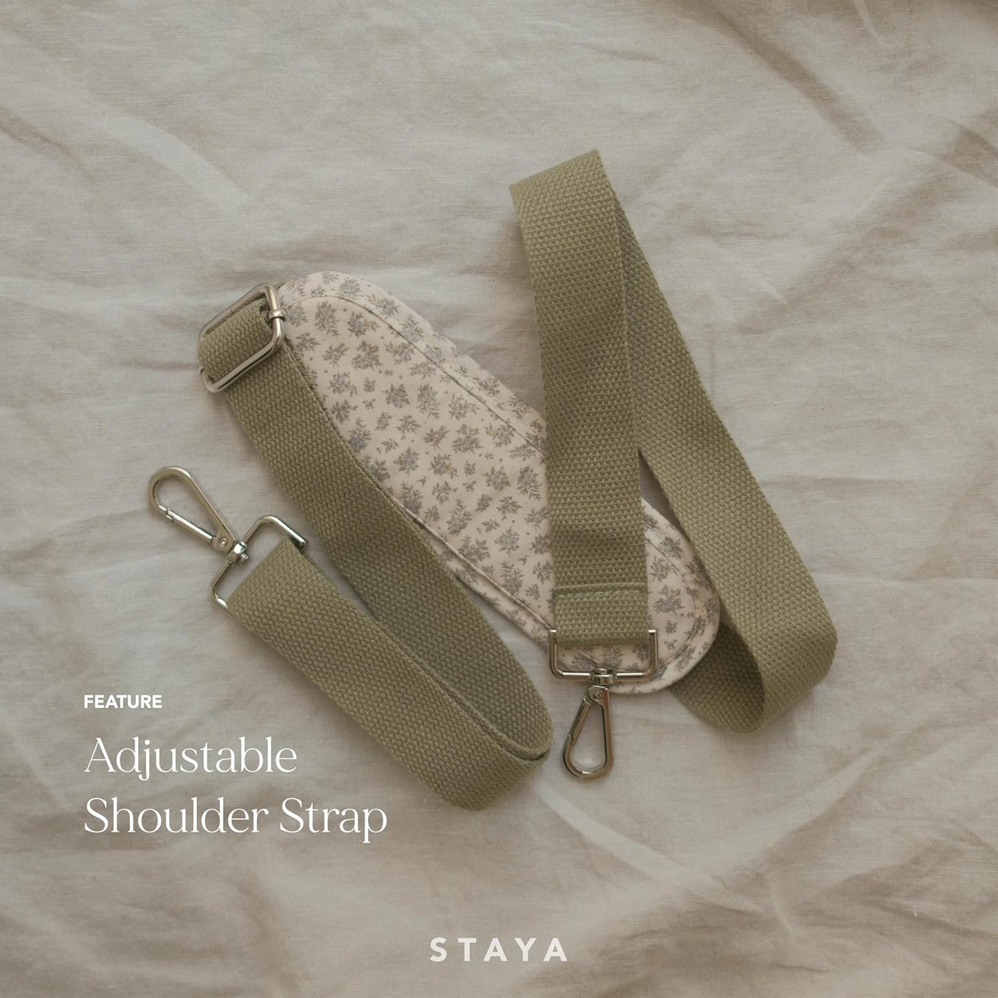 Staya Quilted Duffle Bag - Perfect Travel Companion, Quilted Weekender Bag for Women, (Sweet Pea)