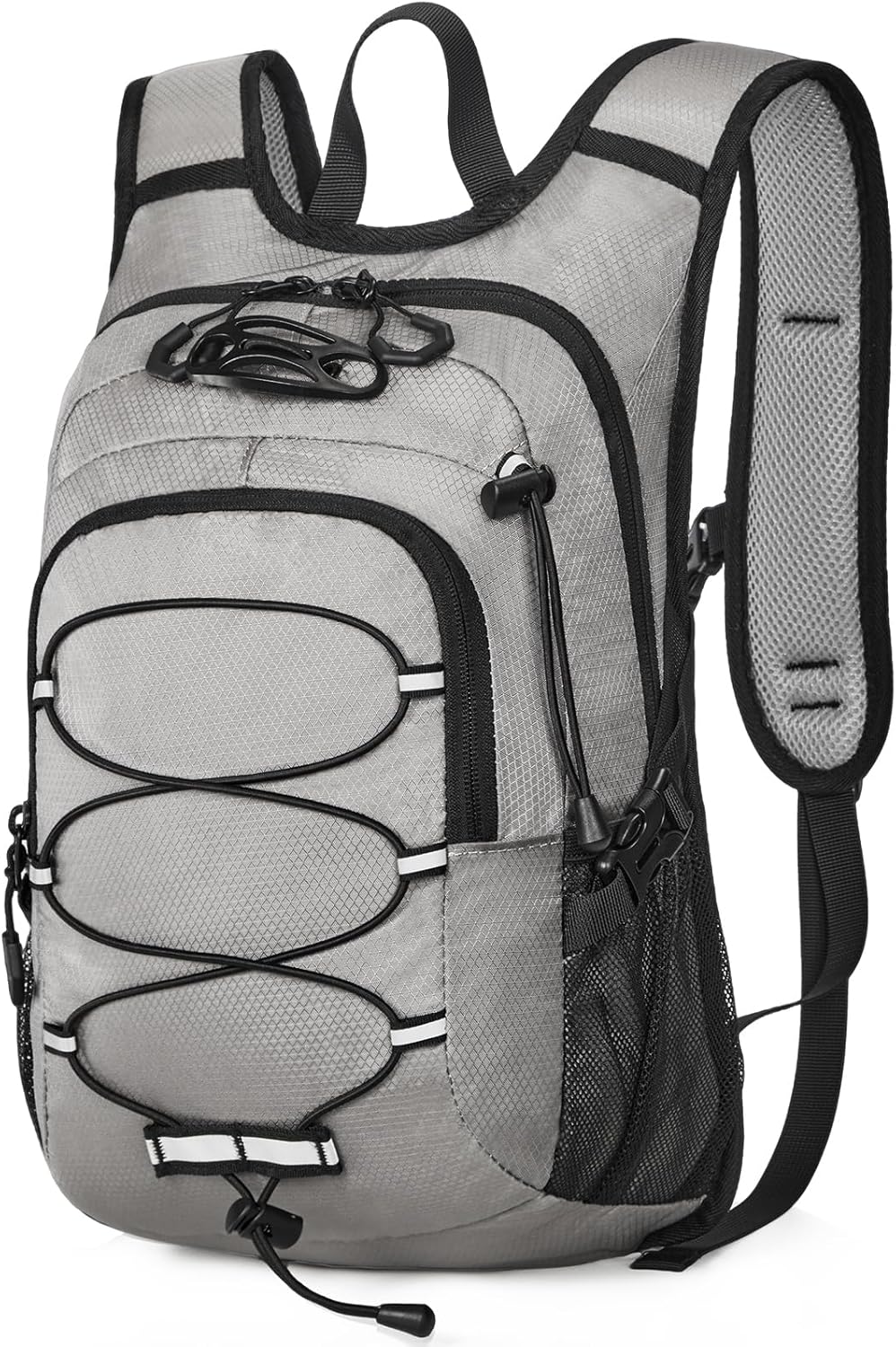 12L Kids Hiking Backpack, Small Hydration Backpack, Waterproof Kids Camping Daypack 5-12, No Water Bladder…