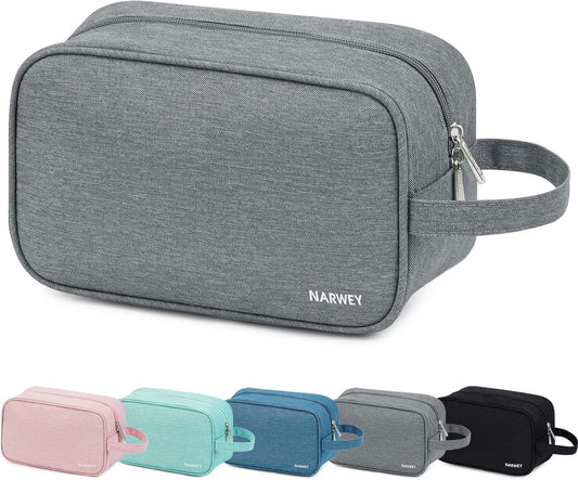 Narwey Travel Toiletry Bag for Women Traveling Dopp Kit Men Travel Bag for Toiletries Cosmetic Bag Makeup Bag Medicine Bag for Traveling