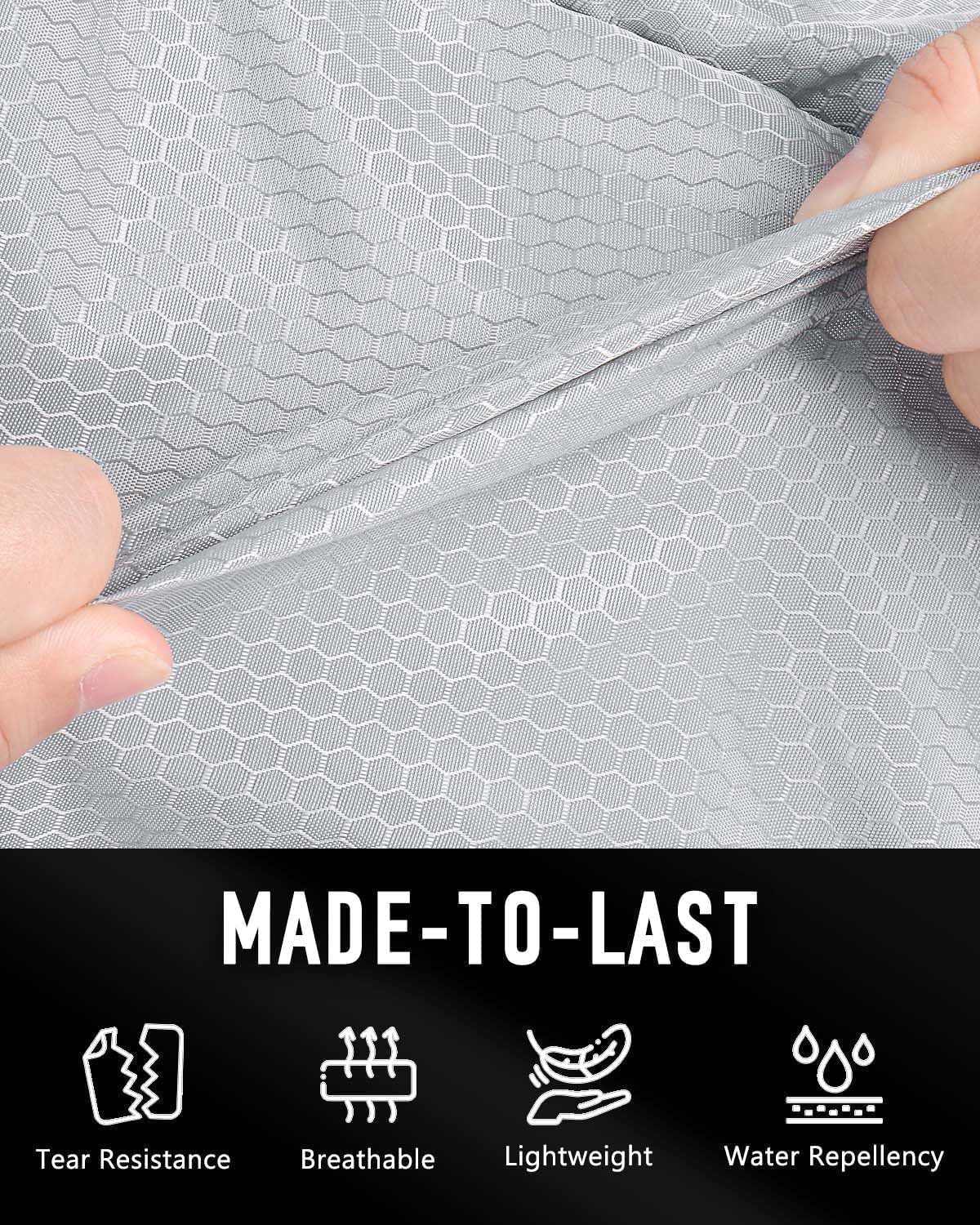 Smell Proof Shoe Bags for Travel-Soccer Cleat Bag Smell Proof with Active Carbon Fabric | Odor-Absorbing Water-Resistant Track Shoe bags for Sports (Grey, UP TO US14)