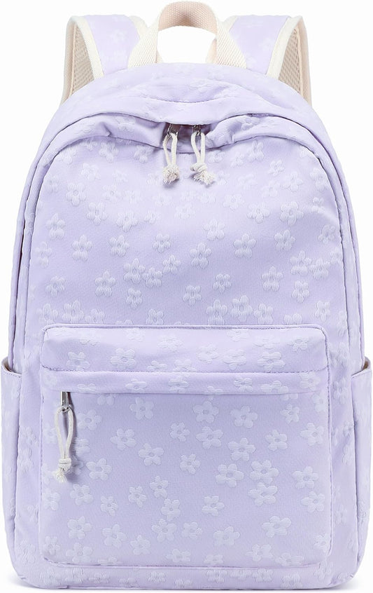 LEDAOU School Backpack Teen Girls Lightweight Bookbag Elementary Middle School Backpacks College Laptop Bag Travel Daypack