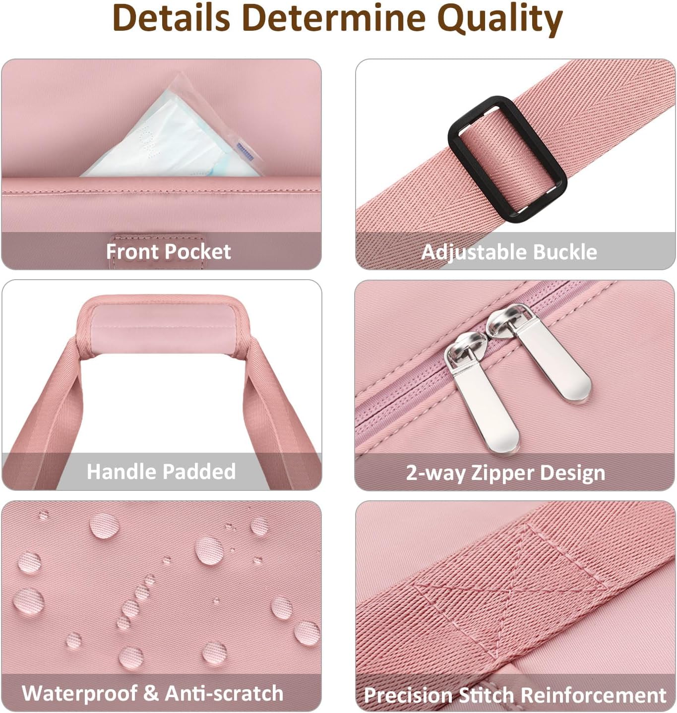 Expandable Travel Duffle Bags Weekender Overnight Bags for Women Men Hospital Bag for Women Labor Delivery with Toiletry Bag Waterproof