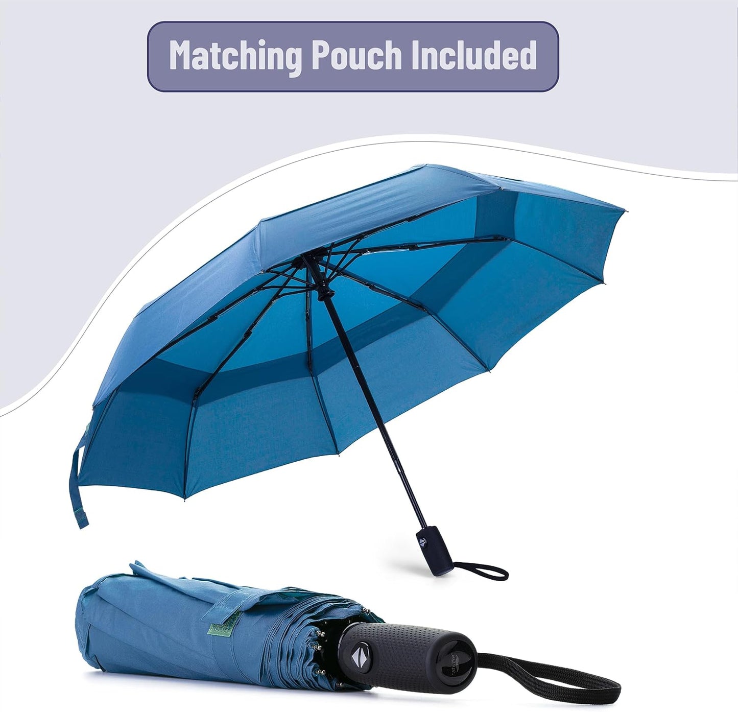 Mr. Pen- Windproof Travel Umbrella, Automatic Umbrellas for Rain, Compact