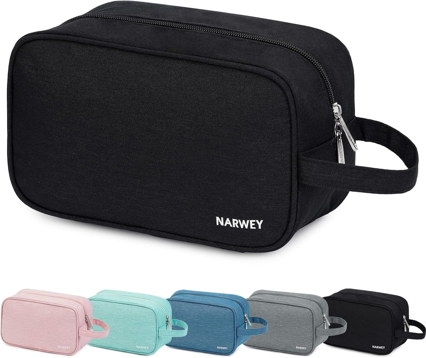 Narwey Travel Toiletry Bag for Women Traveling Dopp Kit Men Travel Bag for Toiletries Cosmetic Bag Makeup Bag Medicine Bag for Traveling