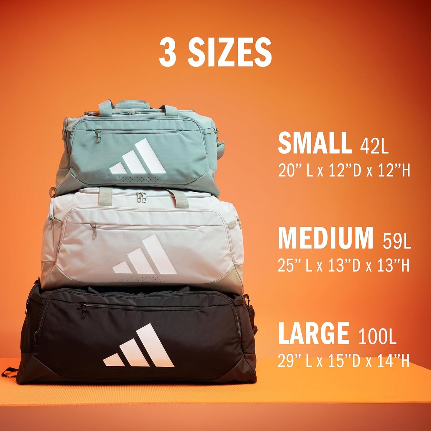 adidas Defender 5.0 Duffel Bag – Durable for Sports, Gym & Travel
