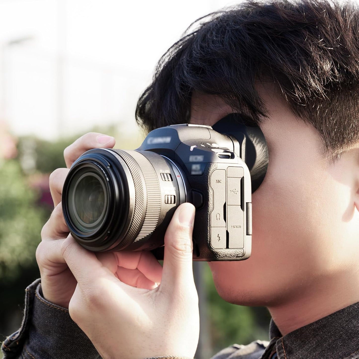 Extra Large EOS R5 Mark II Eyecup, Round Soft Silicon R5II Eye Cup Eyepiece Viewfinder Eyeshade Cover Special Designed for Canon EOS R5 Mark II Camera Replaces Canon ER-kE Rubber Eyecup (NOT fits R5)