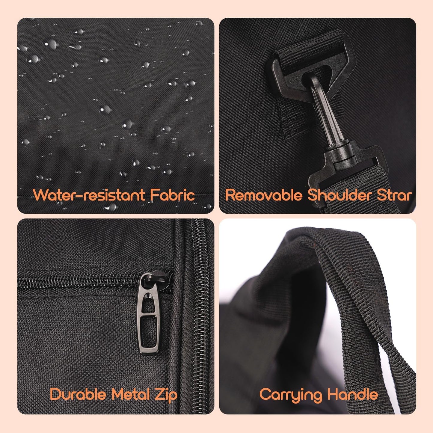 Gym Duffle Bag for Men & Women with Wet & Shoe Separated Compartment, 16 Inch and 16L Small Duffle Bag for travel Carry On, Swimming, Workout. Black