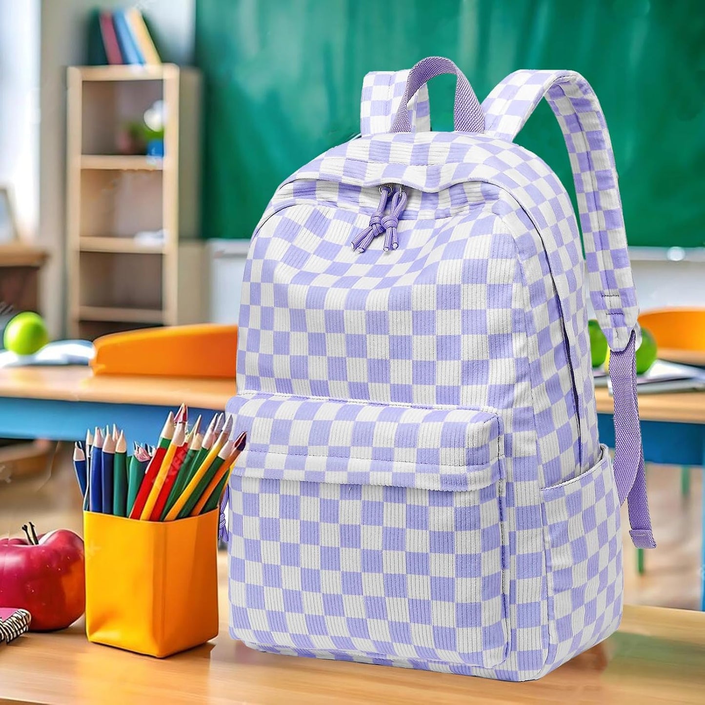 LEDAOU School Backpack Teen Girls Lightweight Bookbag Elementary Middle School Backpacks College Laptop Bag Travel Daypack