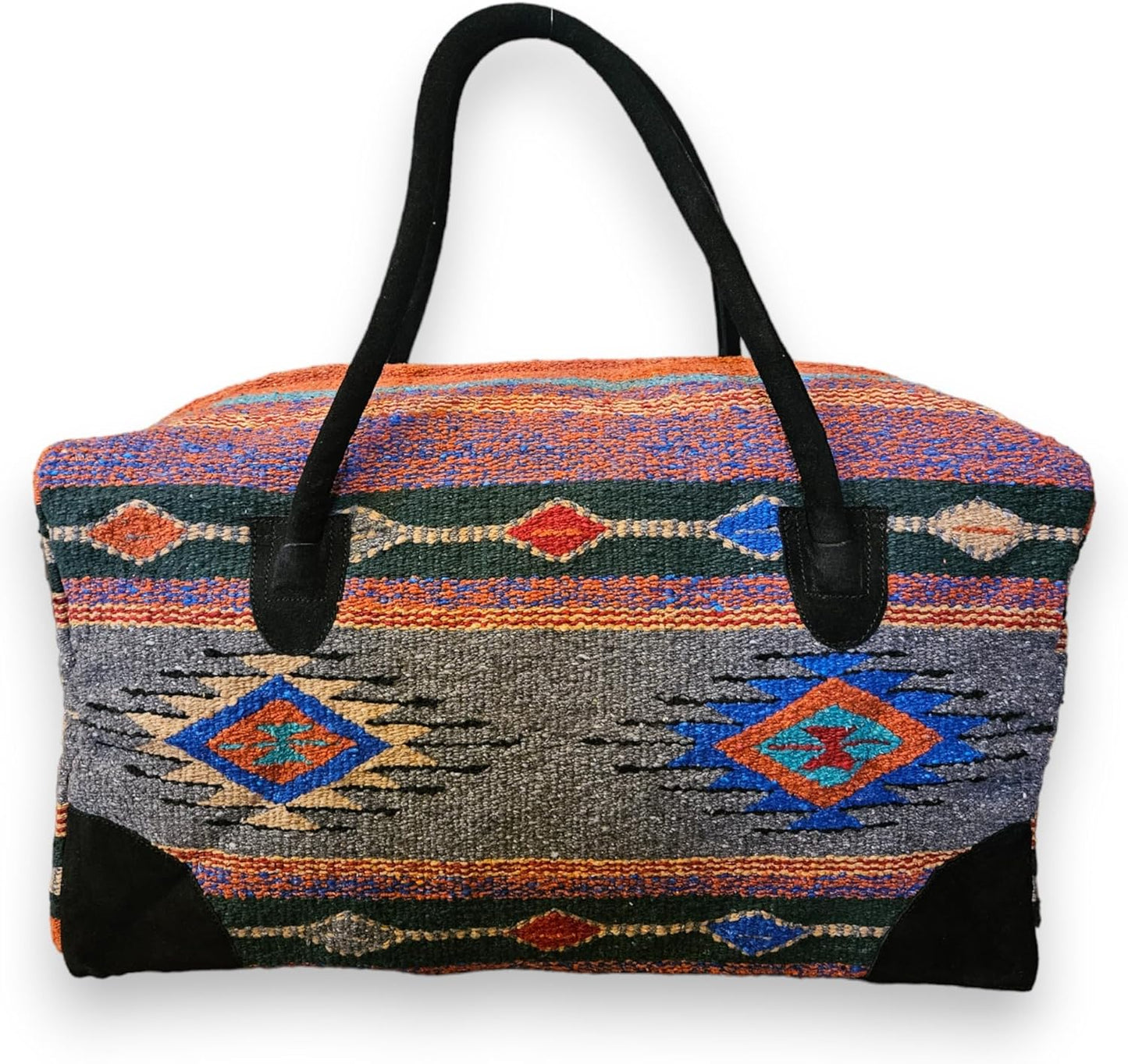 Southwestern Large Weekender Travel Bag Western Duffle Bag Boho Travel Bag