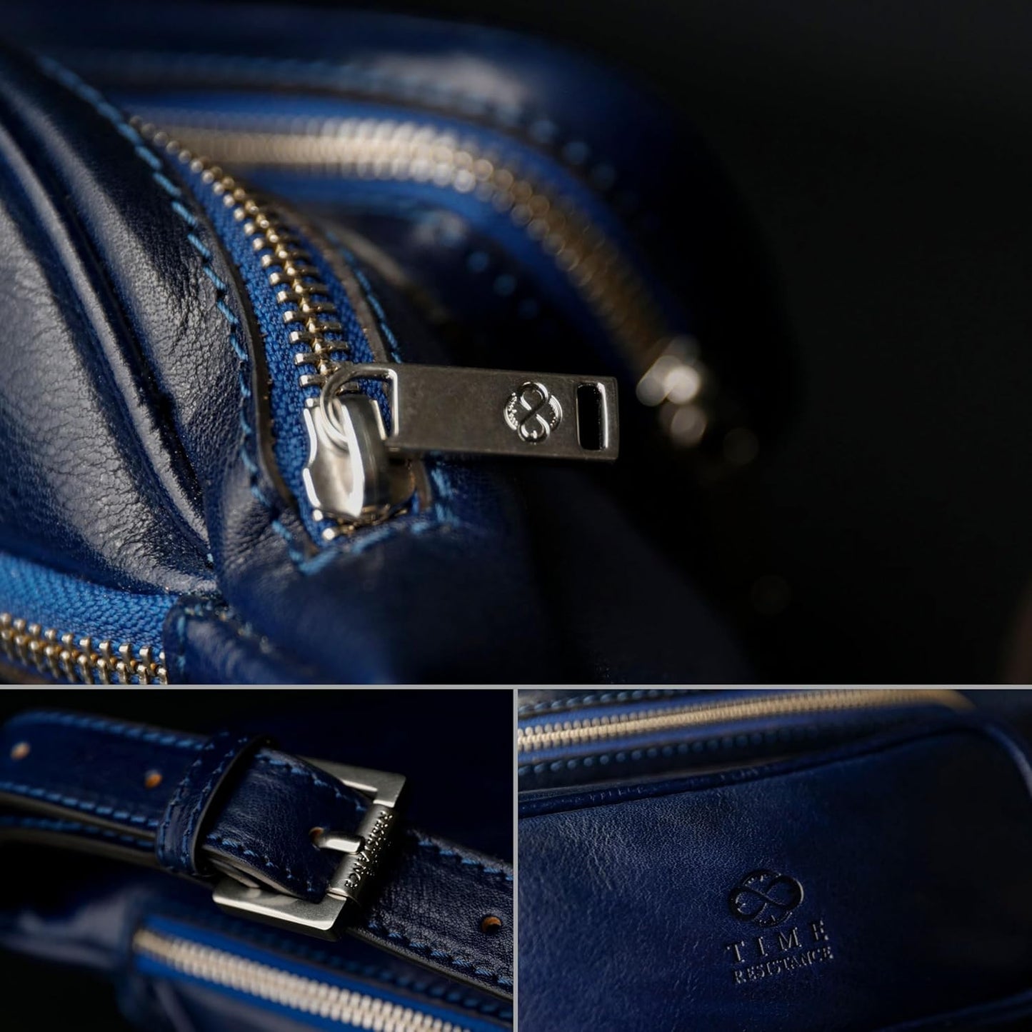 Leather Waist Pack | Belly Bag | Waist Bag| Leather Belt Bag | Leather Fanny Pack Handmade in Italy – Time Resistance