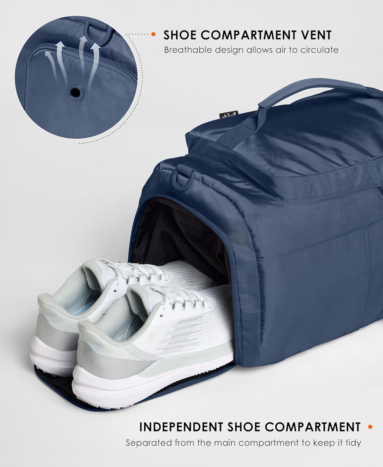 Gym Bag for Women with Shoe Compartment and Wet Pocket Convertible Gym Backpack workout Duffel Bag Multiple Pockets 30L