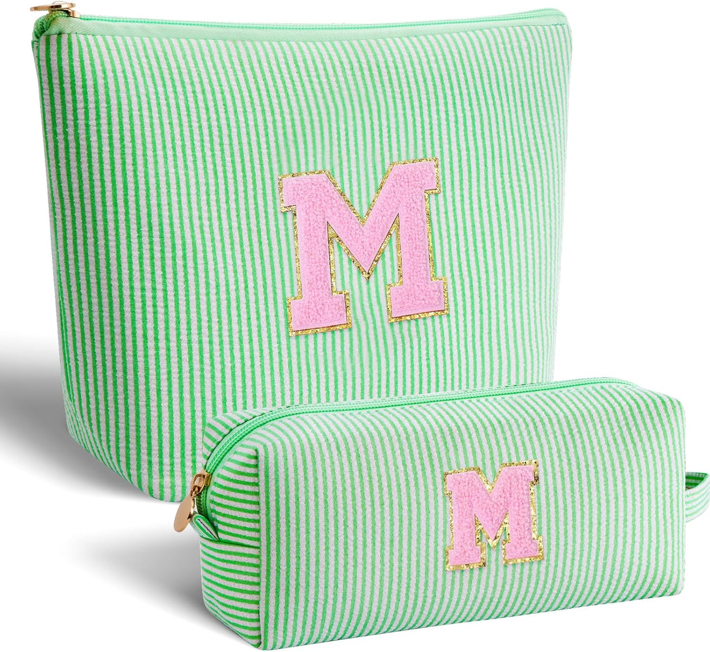 Mothers Day Gifts for Mom,Mum Gifts from Daughter,Birthday Gifts for Wife Sister Her,Mother in Law Gift,Mama Gifts Idea,Makeup Bag Set Cosmetic Bag - Green,M