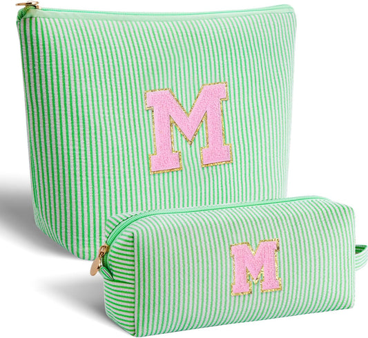 Mothers Day Gifts for Mom,Mum Gifts from Daughter,Birthday Gifts for Wife Sister Her,Mother in Law Gift,Mama Gifts Idea,Makeup Bag Set Cosmetic Bag - Green,M