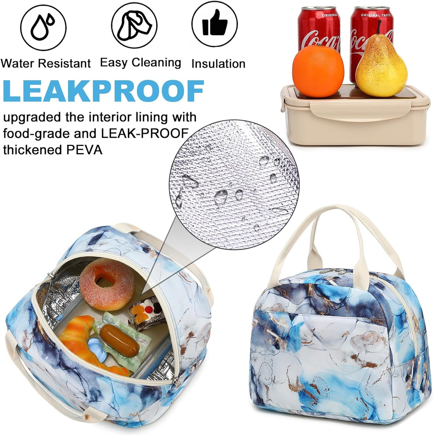 LEDAOU Backpack for Girls School Bag Kids Bookbag Teen Backpack Set Daypack with Lunch Bag and Pencil Case