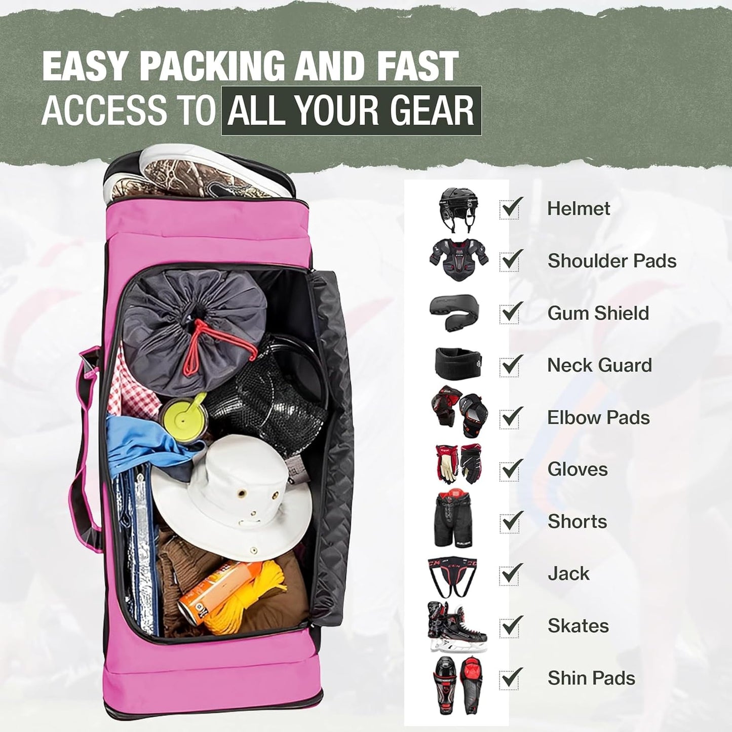 Jetstream Heavy Duty Multi Pocket Durable Sports Gym Equipment Travel Duffel Bag