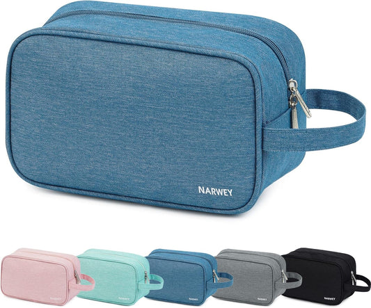 Narwey Travel Toiletry Bag for Women Traveling Dopp Kit Men Travel Bag for Toiletries Cosmetic Bag Makeup Bag Medicine Bag for Traveling