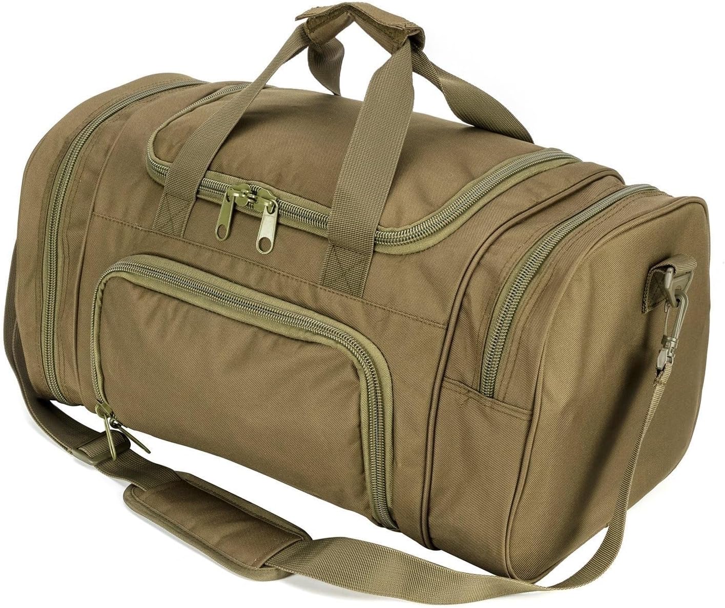 Gym Bag Duffle Bags for Men Women with Shoes Compartment Sport Weekend Travel Overnight Carry On Bag for Tactical Military Travel Work Out Bags (Green)