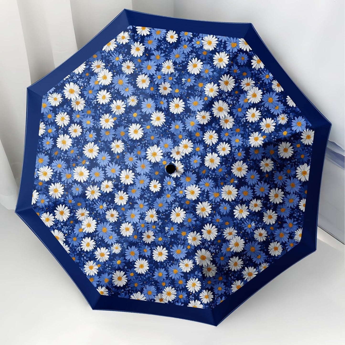 Small Travel Folding Umbrella for Girl, Portable, UV, SunShade, Compact, Automatic, Rain & Wind