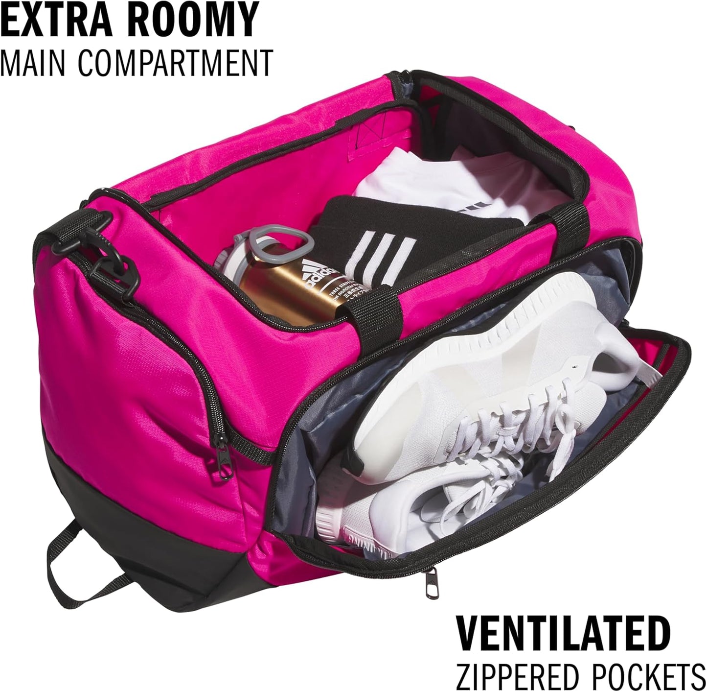 adidas Defender 5.0 Duffel Bag – Durable for Sports, Gym & Travel