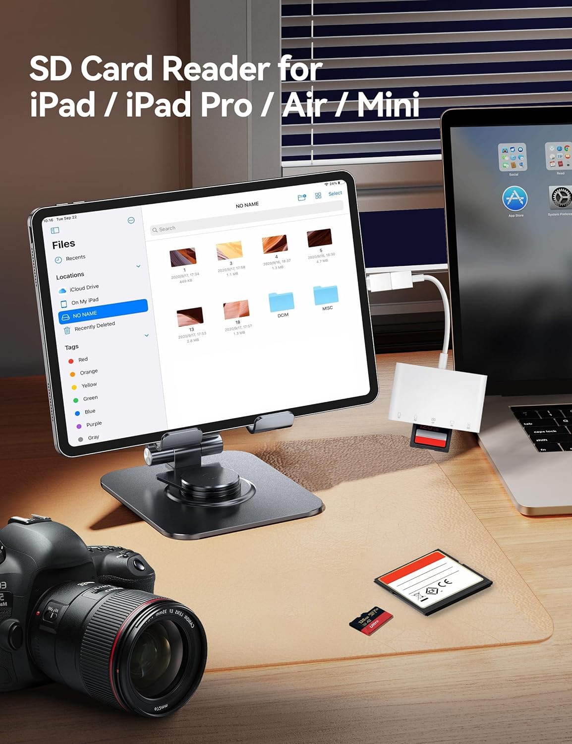 USB-A and USB-C to SD Card Reader, Trail Camera Card Adapter with SD MicroSD CF Compact Flash Memory Stick XD Picture 5 Slots for iPhone 15 16 iPad Mac MacBook Pro/Air Laptop Pc