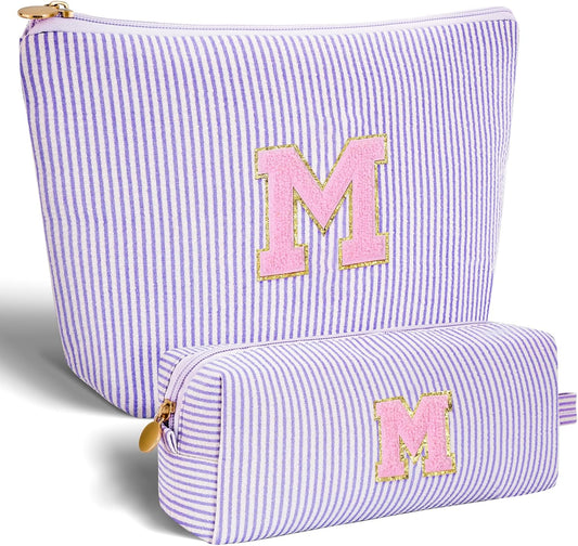Mothers Day Gifts for Mom,Mum Gifts from Daughter,Birthday Gifts for Wife Sister Her,Mother in Law Gift,Mama Gifts Idea,Makeup Bag Set Cosmetic Bag - Lavender,M