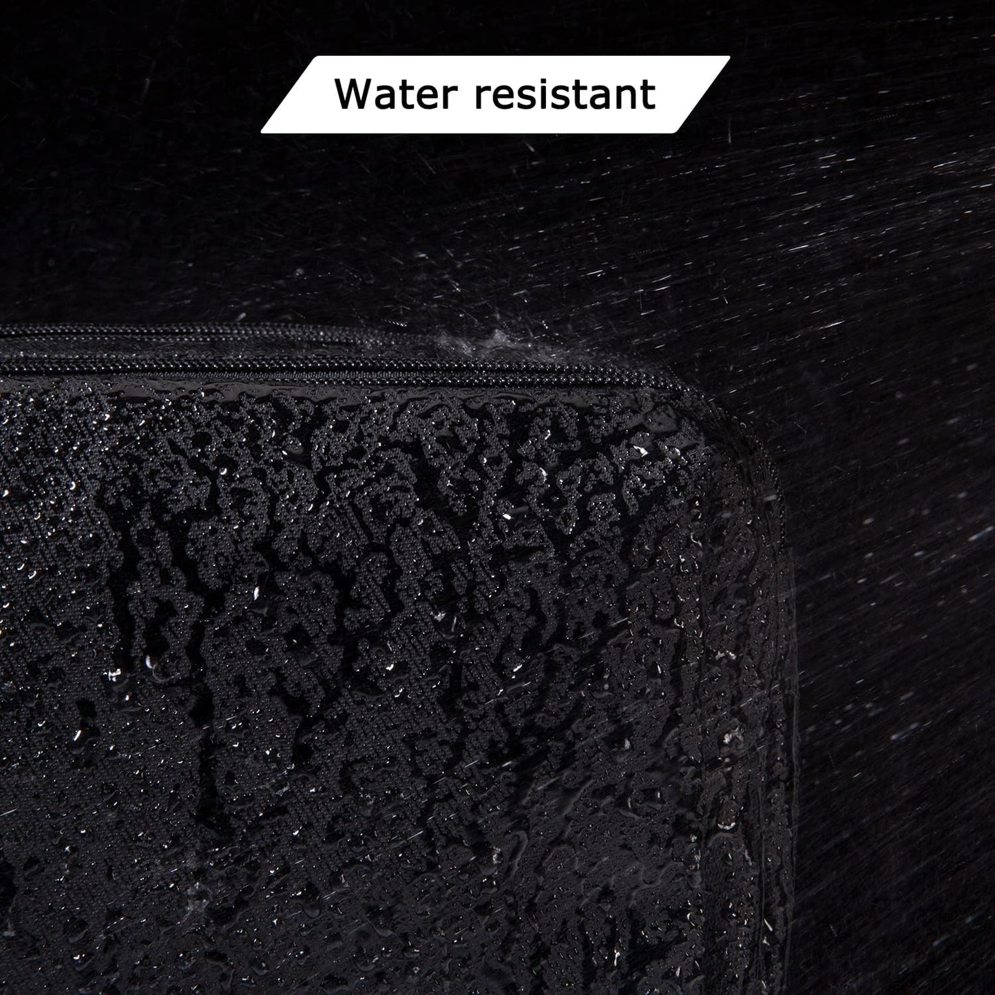 BAGSMART Toiletry Bag for Men, Travel Toiletry Organizer Dopp Kit Water-resistant Shaving Bag for Toiletries Accessories, Door Room Essentials,Black-basic