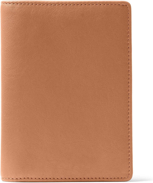 Leatherology Deluxe Passport Cover – Leather Travel Wallet with Card Slots, Pockets & Cash Storage
