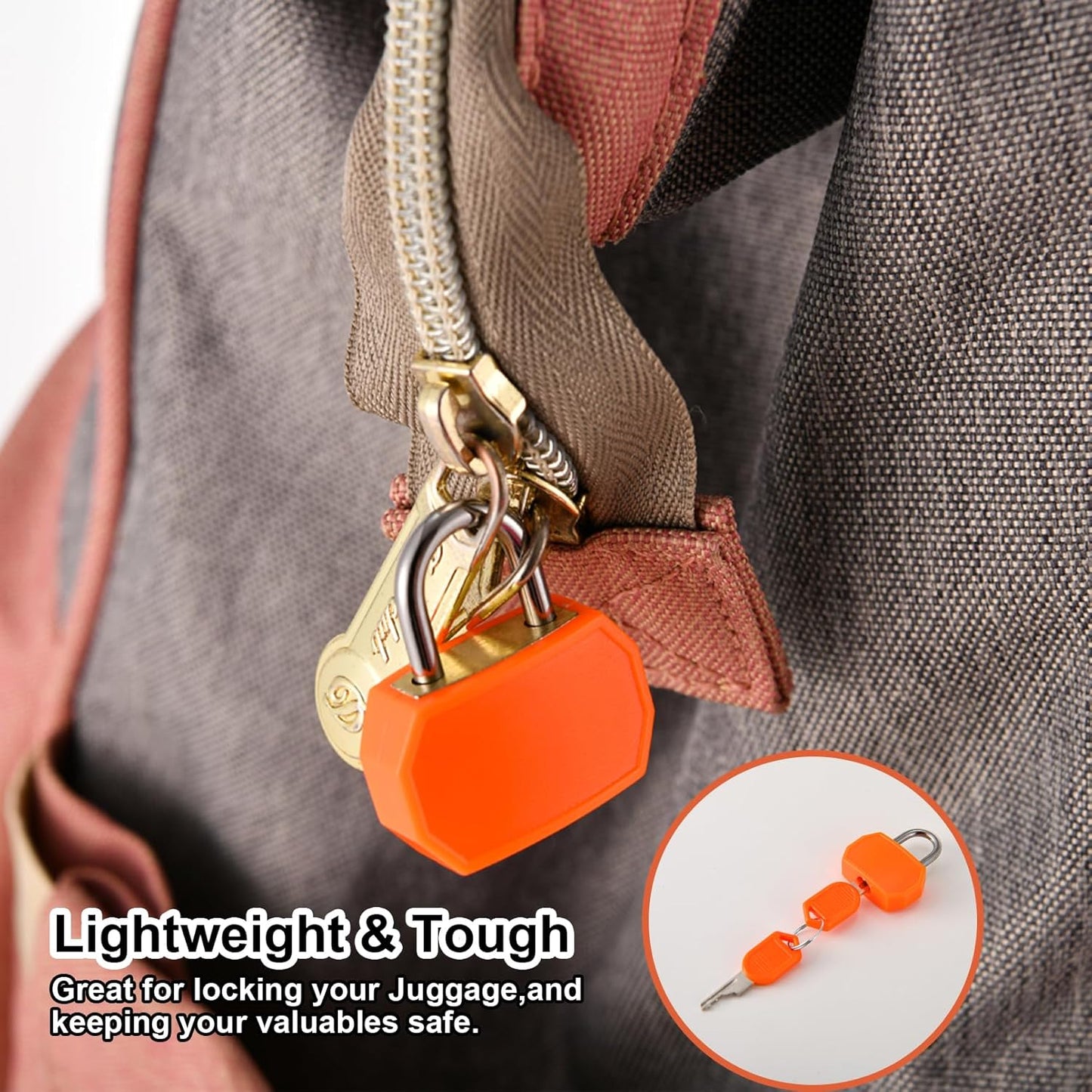 12 PCS Suitcase Locks with Keys,Small Luggage Padlocks Metal Padlock with Key,Multicolor Lock Luggage Locks Mini Keyed Padlock for Backpack Boxes Laptop Bag School Gym Locker,28 mm,6 Colors