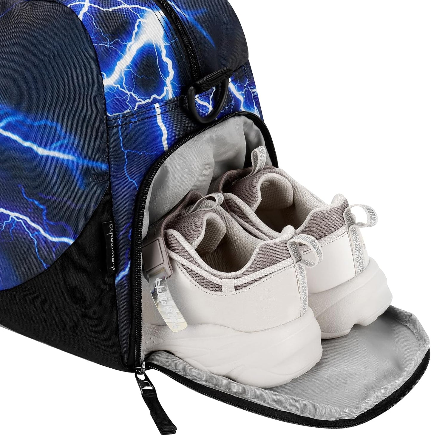 Choco Mocha Kids Duffle Bag - Boys & Toddlers Travel & Overnight Bag - Blue-Green