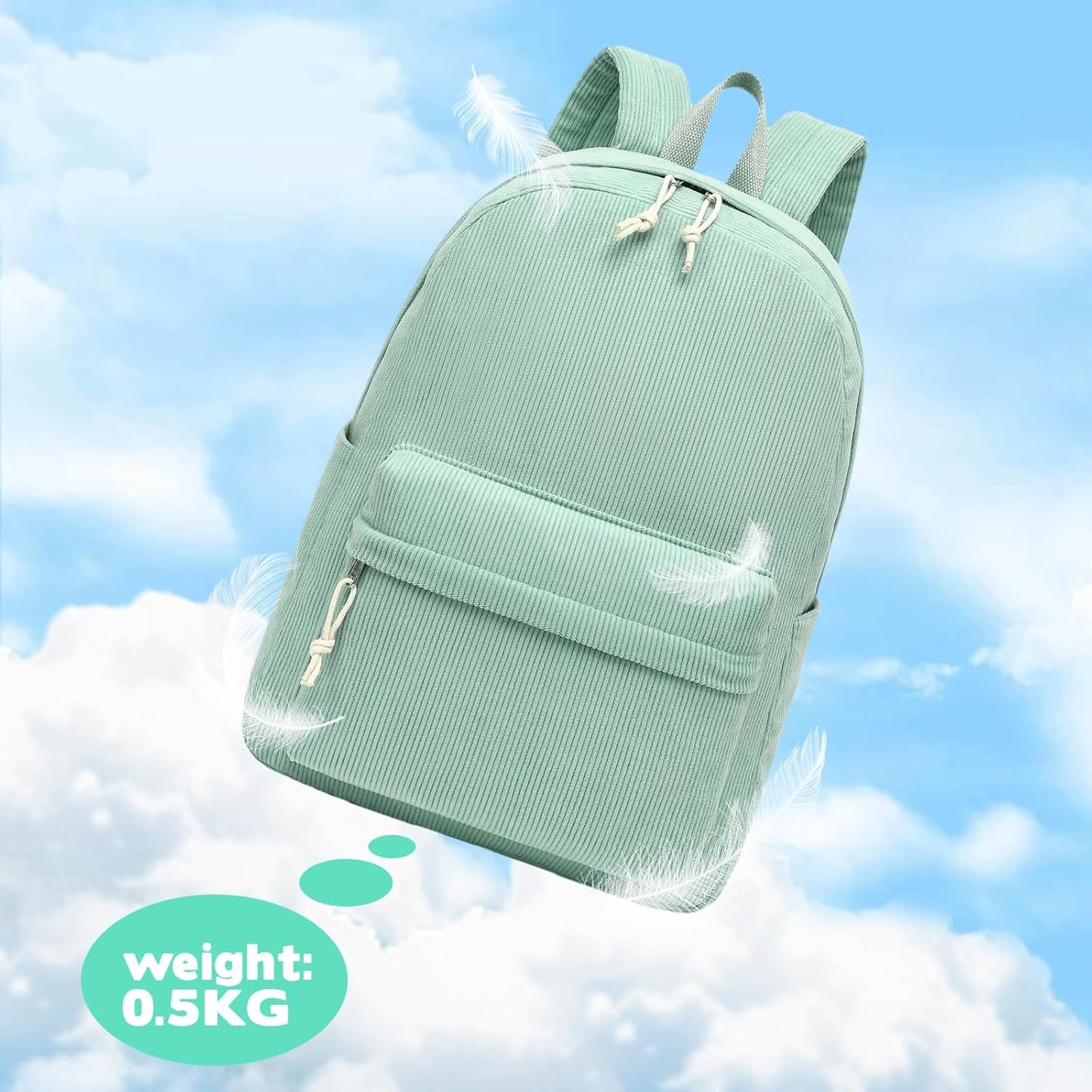 LEDAOU School Backpack Teen Girls Lightweight Bookbag Elementary Middle School Backpacks College Laptop Bag Travel Daypack