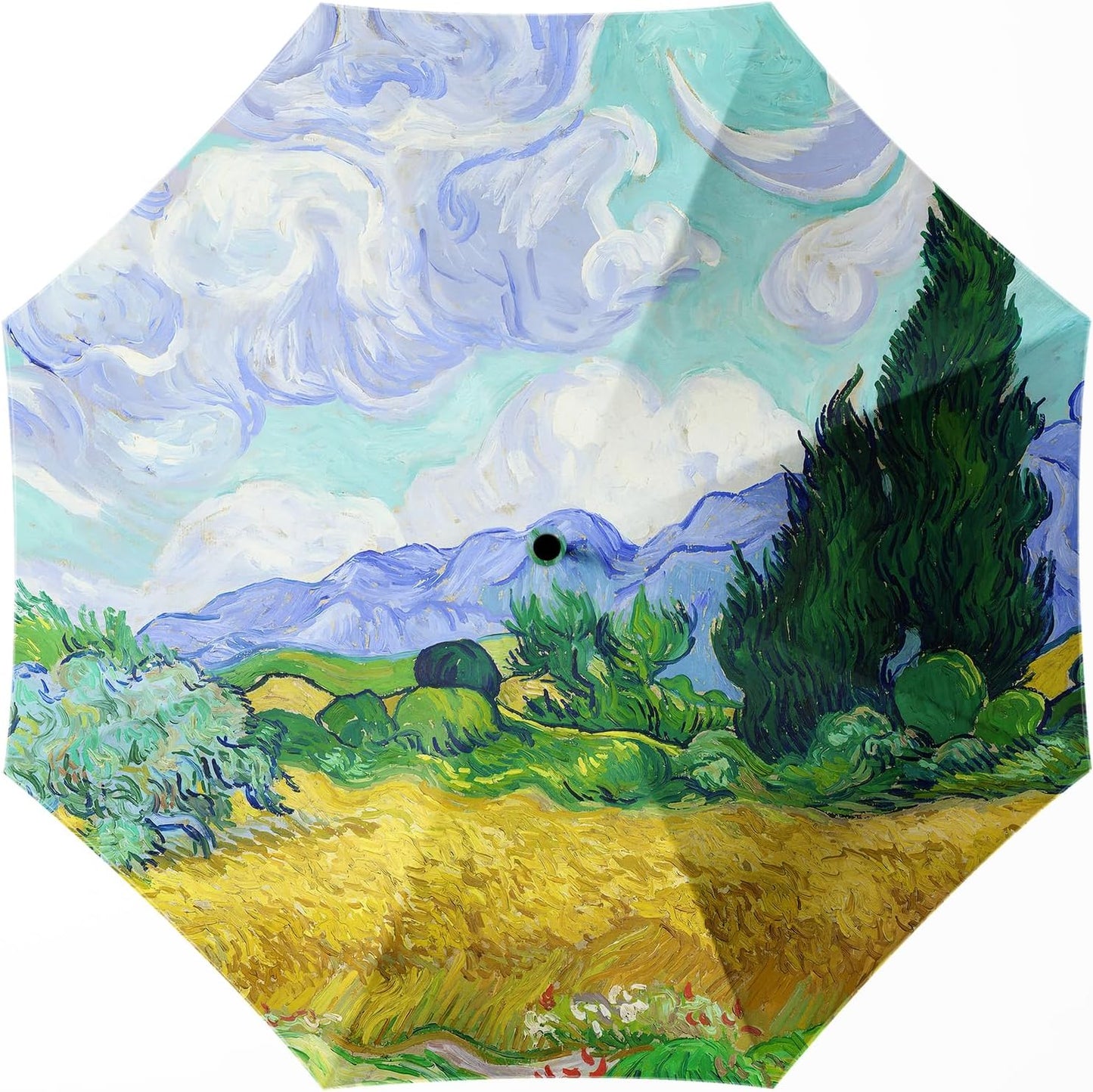 Small Compact Travel Automatic Folding Umbrella for Women, Portable Lightweight, Rain, Wind, UV Sun Shade