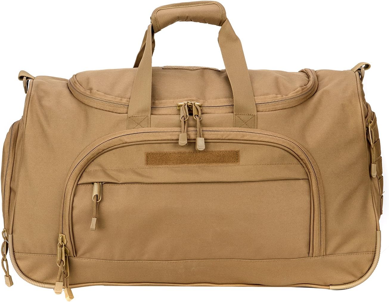 Gym Duffel Bag for Men Sports Duffel Bag with Shoe Compartment (TAN-Model B)