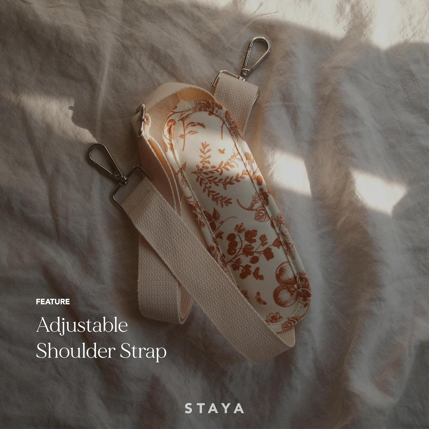 Staya Quilted Duffle Bag - Perfect Travel Companion, Quilted Weekender Bag for Women, (Peaches)