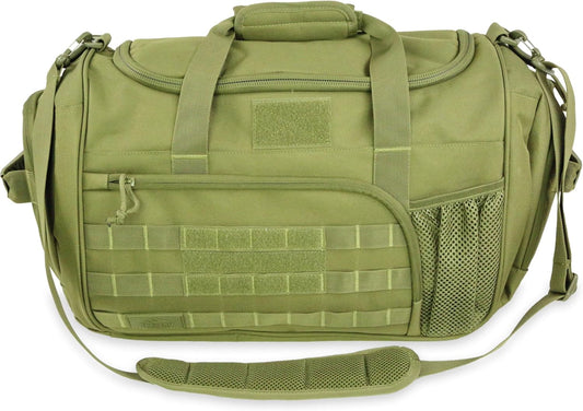 APRlLBAY Gym Bag Large Size 43L Training Bag Traveling With Luggage Strap Equipment Bag Tactical Military Duffel for Men&Women Basketball Football Weekender,Sports Bag Sturdy (Green)