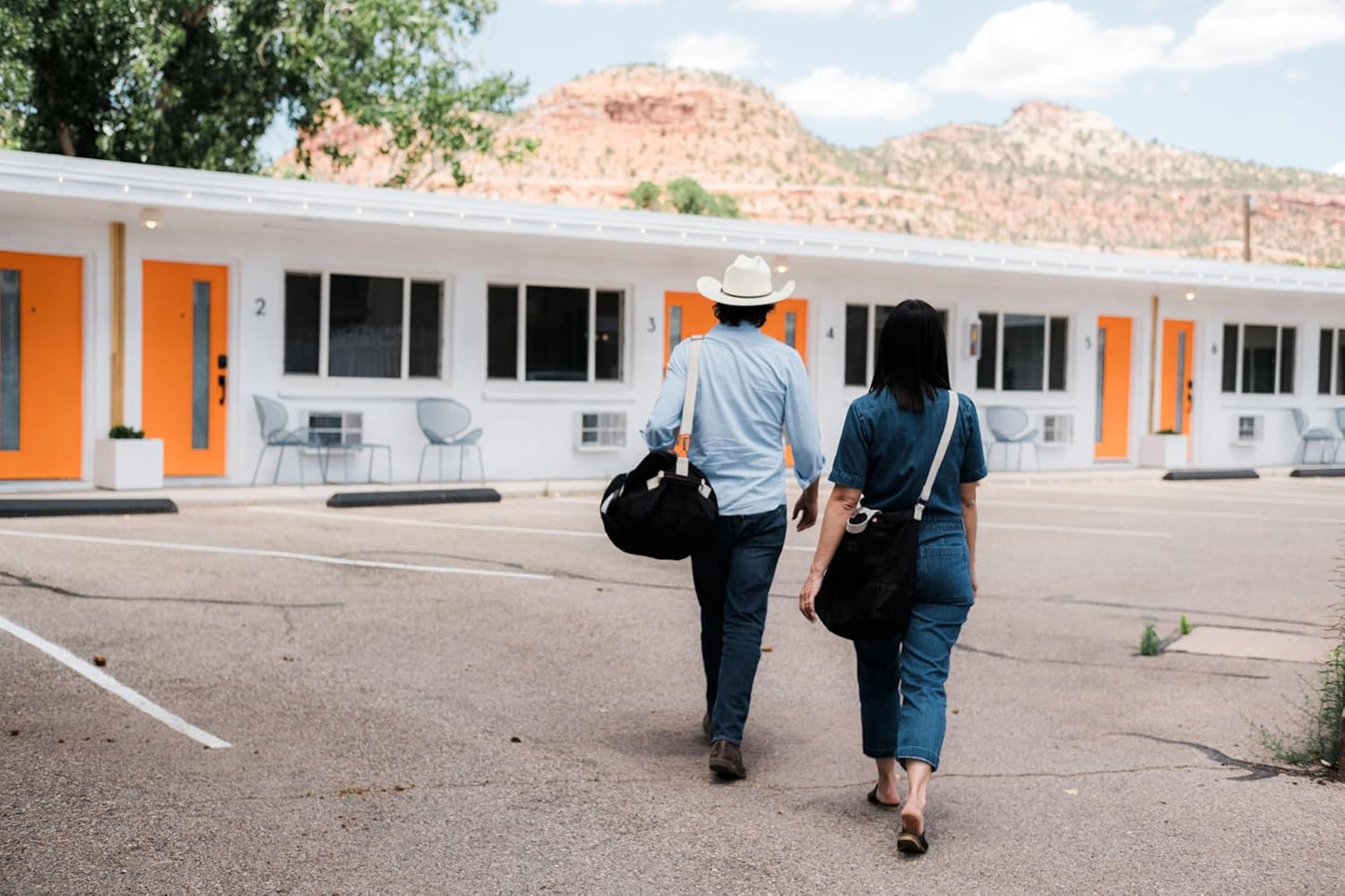 Barebones Neelum Duffel Bag – 40L Waxed Denim Travel Duffel with Full-Grain Leather Handles, Internal Pockets & Removable Strap – Durable Overnight or Weekend Bag for Men & Women