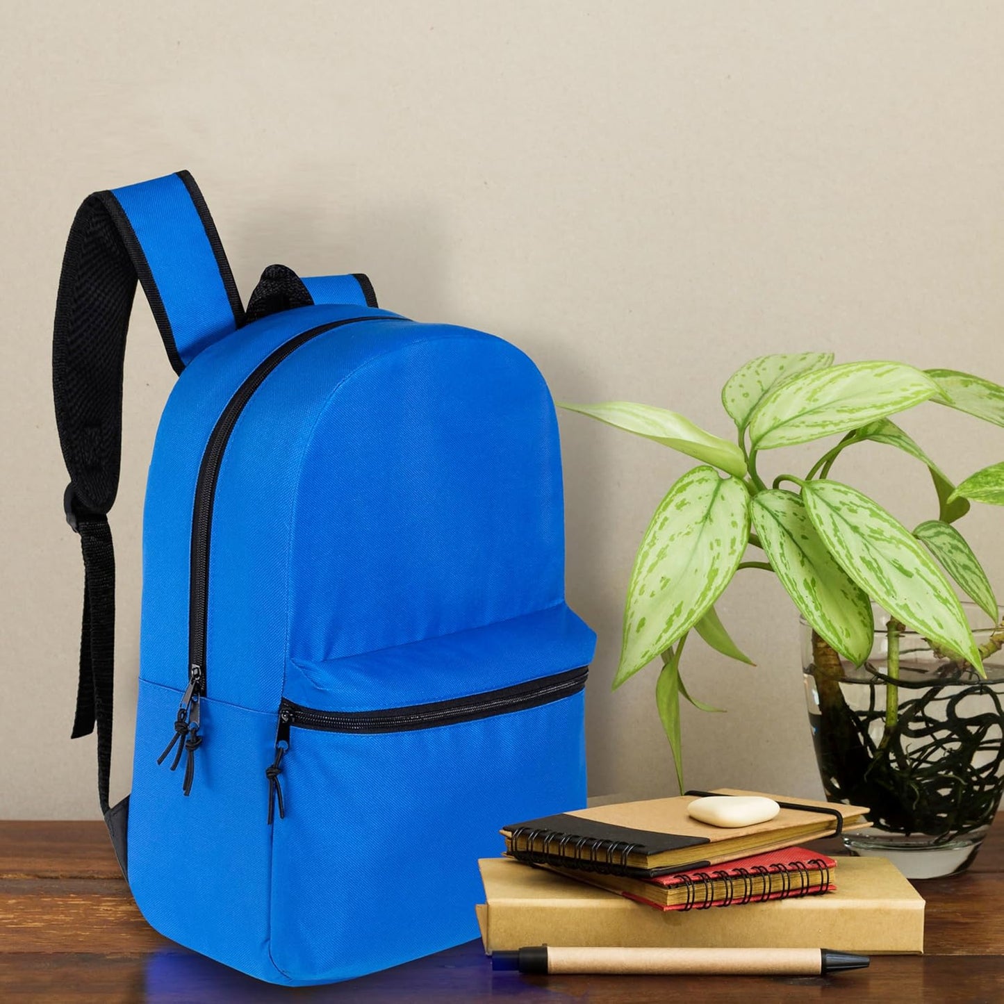 17" School Backpacks for Kids - Backpacks in Bulk for Elementary, Middle, and High School Students in Assorted Colors