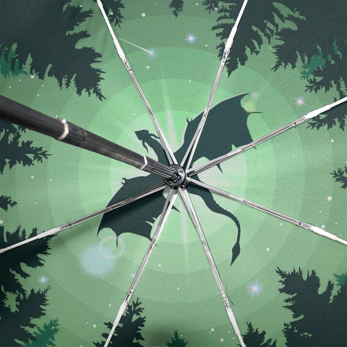 Automatic Umbrella One Touch Auto Open and Close Button Compact Travel Umbrella for Women Men Kid