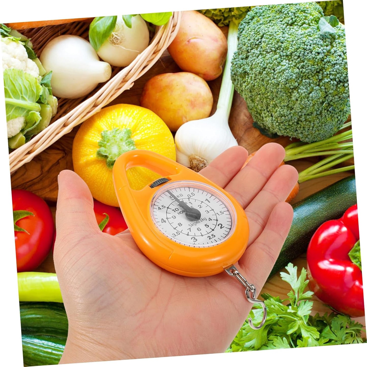 4pcs Portable Travel Scale Digital Luggage Weight Scale Spring for Handheld Weighing