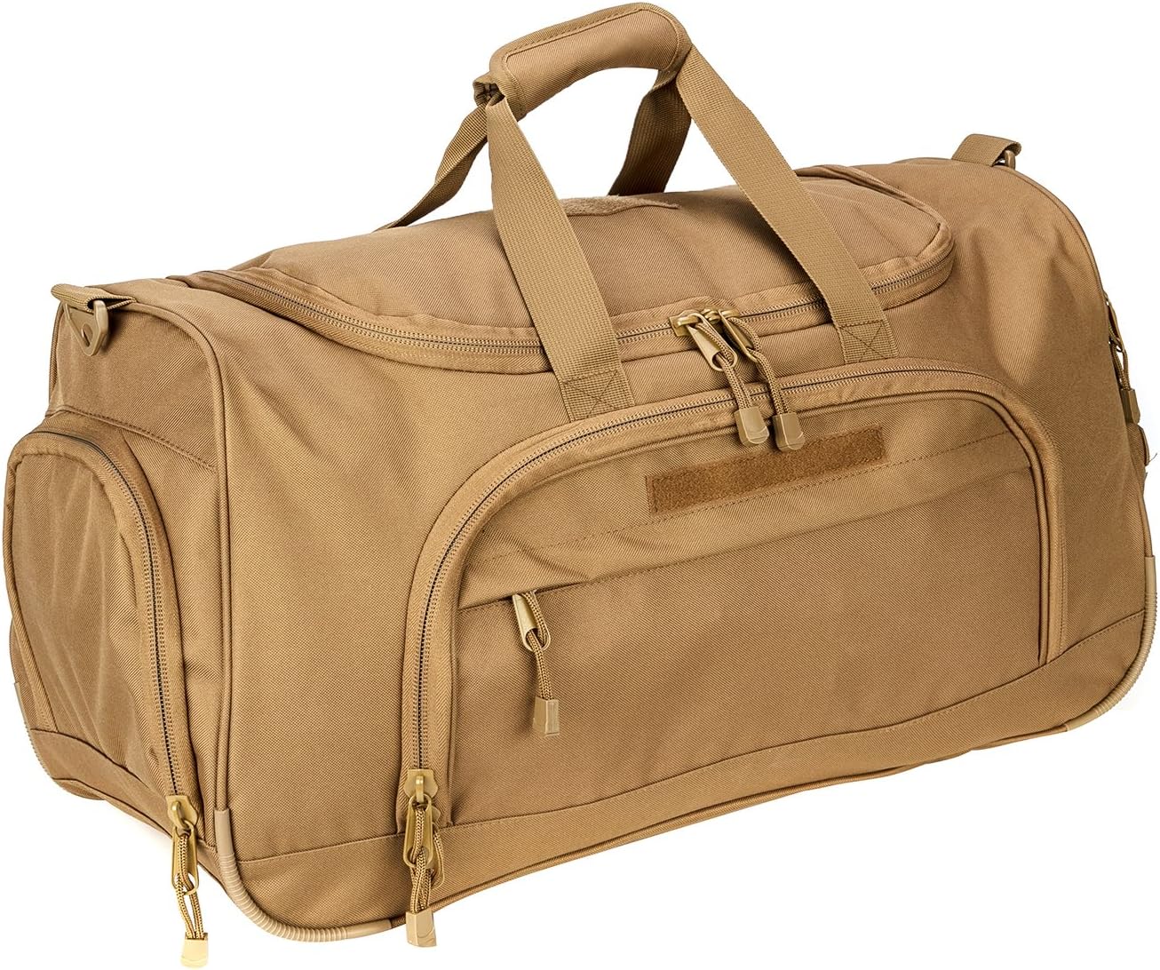 Gym Duffel Bag for Men Sports Duffel Bag with Shoe Compartment (TAN-Model B)