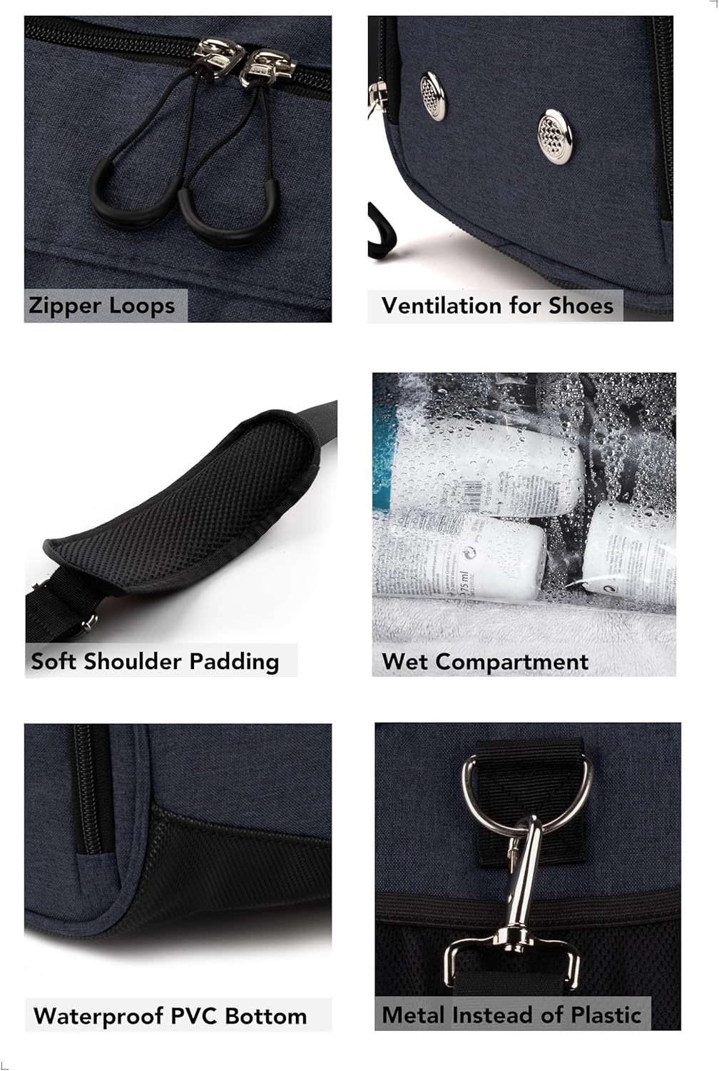 Fitgriff® Gym Bag for Men & Women with Shoe & Wet Compartment - Duffle Bag for Travel, Sports, Fitness & Workout