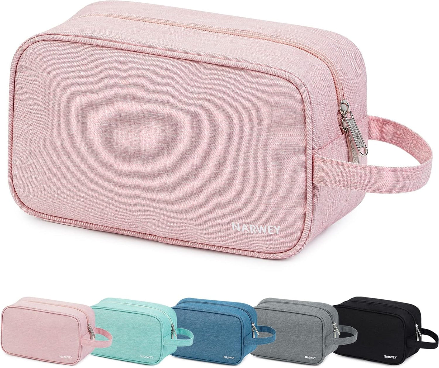 Narwey Travel Toiletry Bag for Women Traveling Dopp Kit Men Travel Bag for Toiletries Cosmetic Bag Makeup Bag Medicine Bag for Traveling