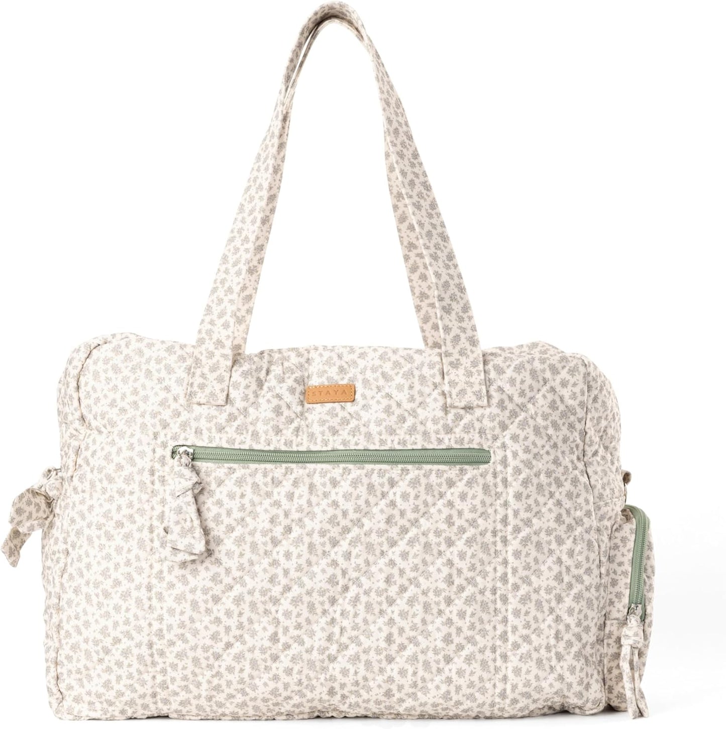 Staya Quilted Duffle Bag - Perfect Travel Companion, Quilted Weekender Bag for Women, (Sweet Pea)