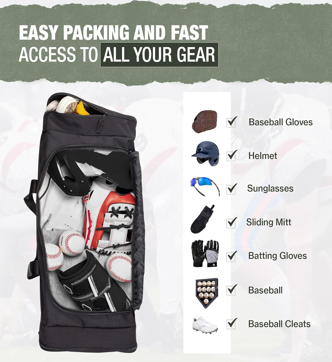 Jetstream Heavy Duty Multi Pocket Durable Sports Gym Equipment Travel Duffel Bag