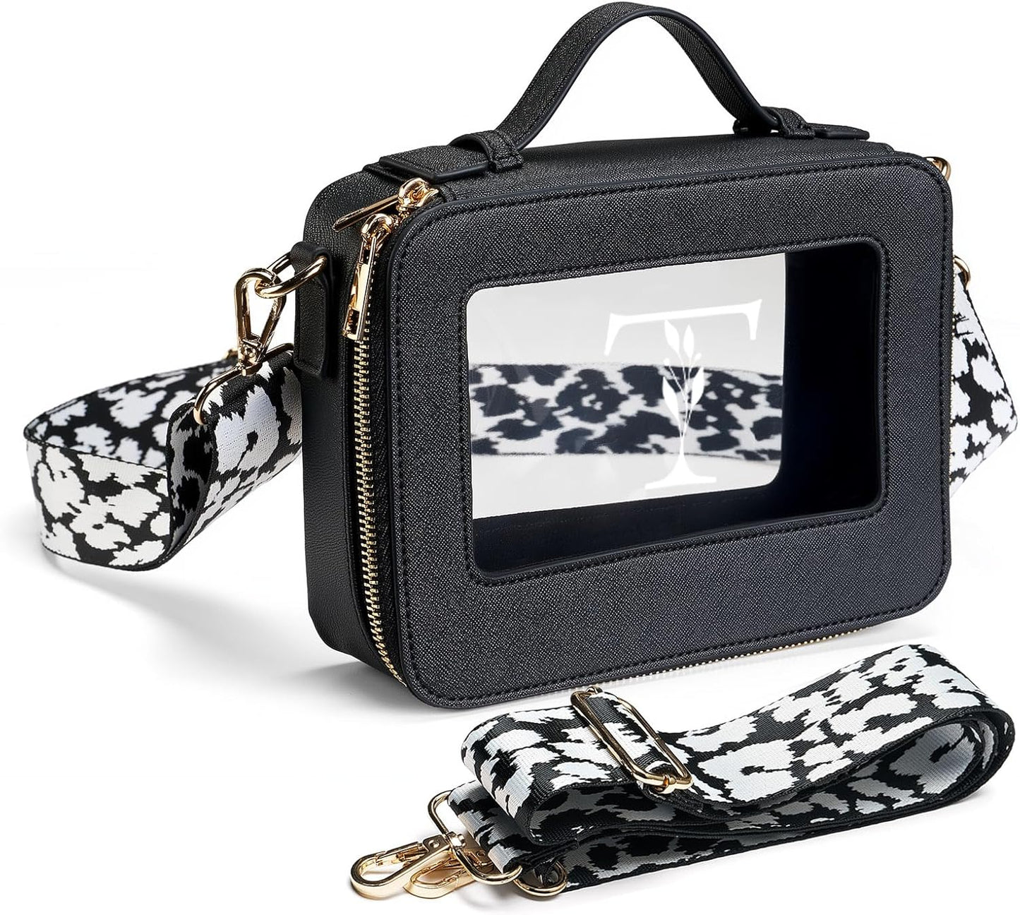 AW BRIDAL Monogram Canvas Tote Bag for Chrismas, Bridal Shower, Retirement, Birthday Gifts for Women Mom Wife Sister Friends