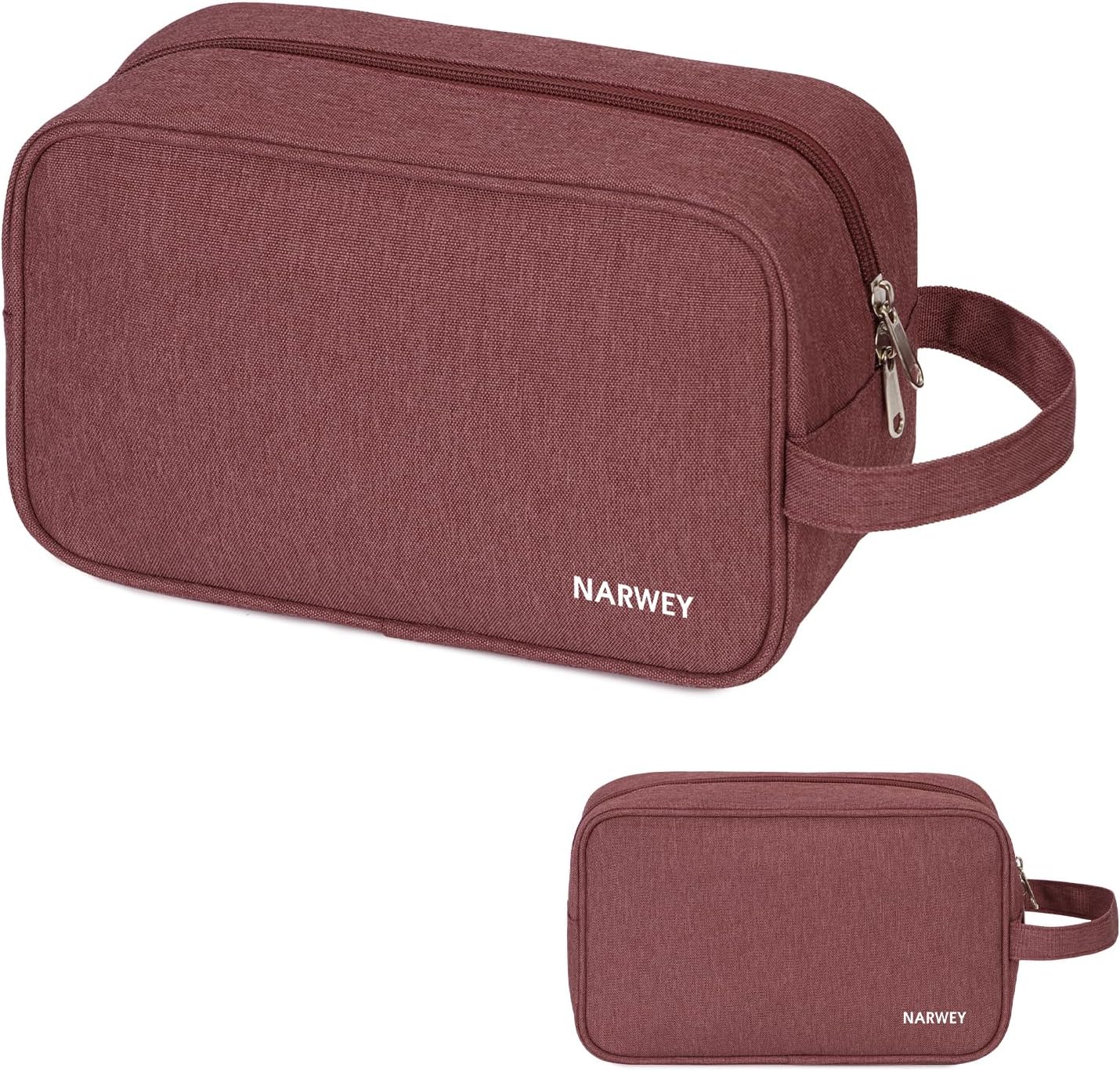Narwey Travel Toiletry Bag for Women Traveling Dopp Kit Men Travel Bag for Toiletries Cosmetic Bag Makeup Bag Medicine Bag for Traveling
