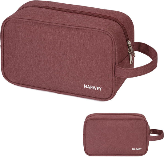 Narwey Travel Toiletry Bag for Women Traveling Dopp Kit Men Travel Bag for Toiletries Cosmetic Bag Makeup Bag Medicine Bag for Traveling
