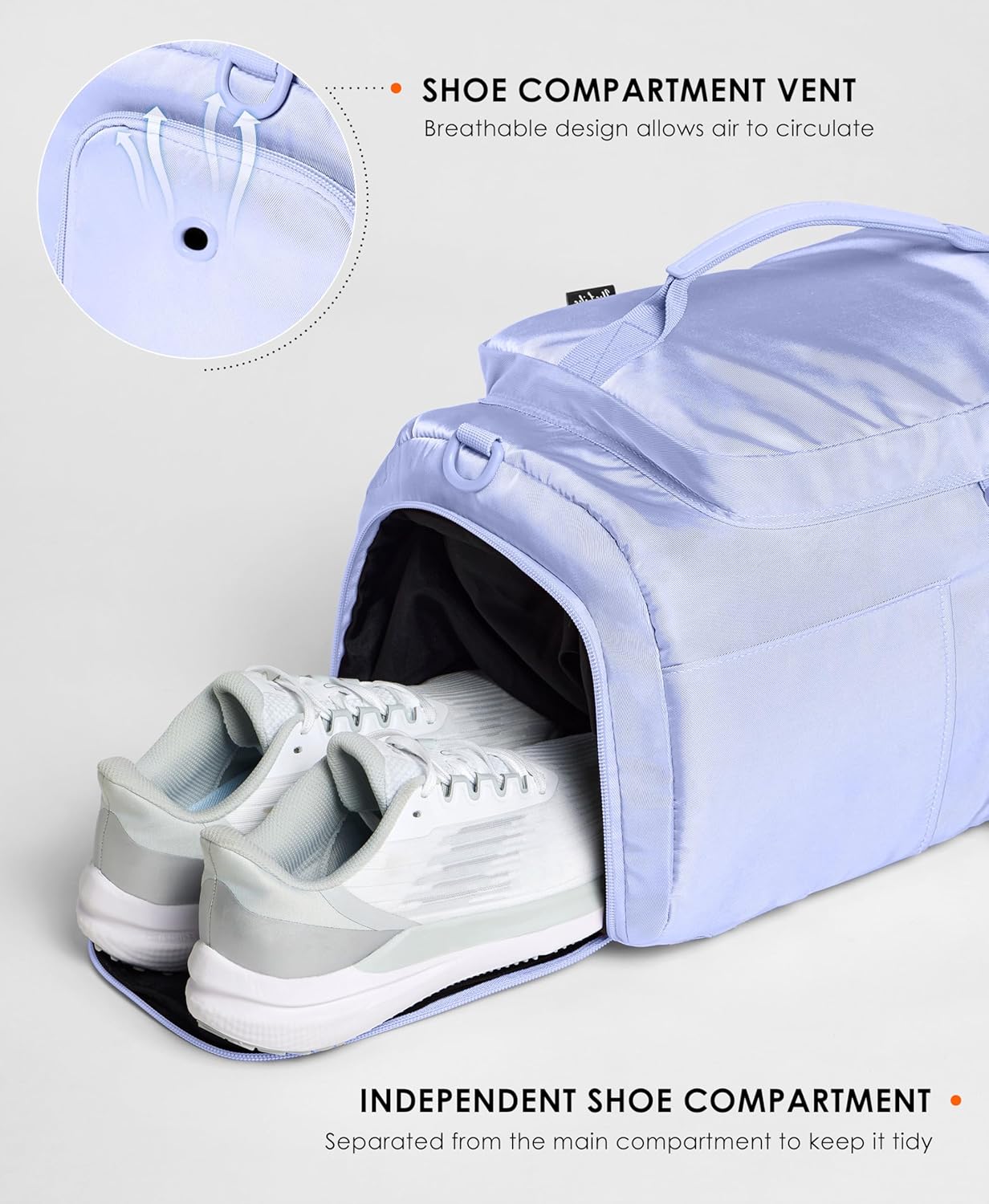 Gym Bag for Women with Shoe Compartment and Wet Pocket Convertible Gym Backpack workout Duffel Bag Multiple Pockets 30L